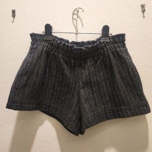 Y2K Wool Blend Mini Shorts